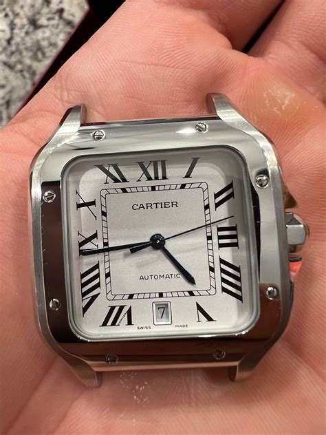 santos watch replica|cartier santos watch serial number.